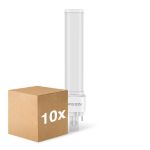 Confezione Multipack 10x Noxion Lucent PL-C LED 7.4W - 830 Luce Calda -  | Sostitutiva 26W