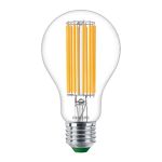 Philips MASTER LED Bulbo Ultra Efficient E27 Pera Chiara 5.2W 1095lm - 840 Bianco Freddo | Sostitutiva 75W