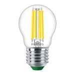 Philips MASTER LED Candela Ultra Efficient E27 Sferica Chiara 2.3W 485lm - 840 Bianco Freddo | Sostitutiva 40W