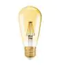 Osram Vintage 1906 LED E27 Edison Filamento Oro 7W 725lm - 825 Bianco Molto Caldo | Dimmerabile - Sostitutiva 60W