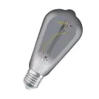 Ledvance LED Vintage 1906 E27 Edison Filamento Smokey 3.4W 100lm - 818 Bianco Molto Caldo