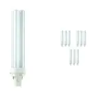 Confezione Multipack 10x Philips MASTER PL-C 26W - 840 Bianco Freddo | 2 Pin
